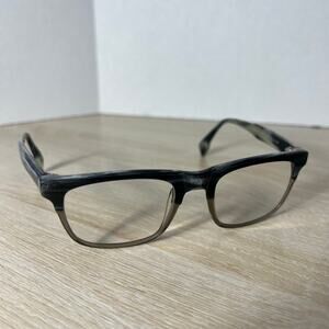 State Optical Co Burnham Ebony Smoke Eyeglasses READ DESC 51-20-140 Made In USA